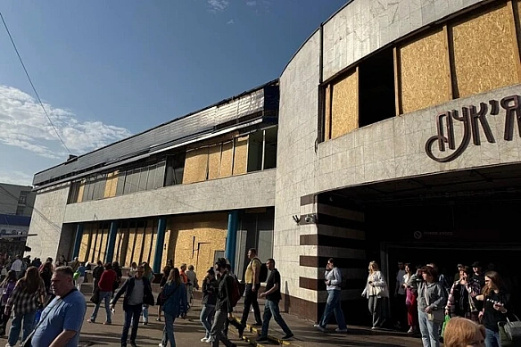 we.ua - Під час атаки на Київ вп'яте постраждала станція метро «Лук'янівська» 