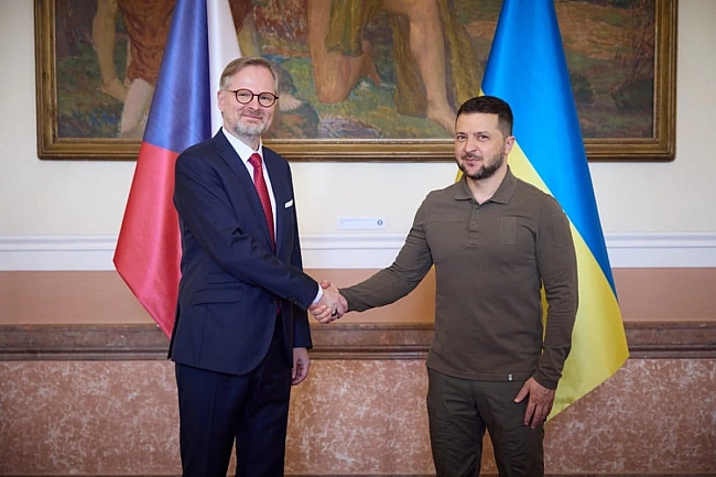 we.ua - Зустріч Зеленського з прем'єр-міністром Чехії – пресконференція (Відео)