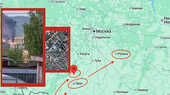 we.ua - Безпілотники атакували оборонний завод в Орловській області рф (оновлено)