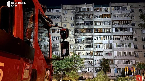we.ua - ЗМІ опублікували фото київської Оболоні після масованої атаки