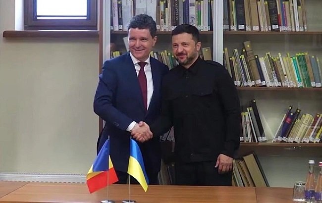 we.ua - Зеленський провів першу зустріч з президентом Румунії