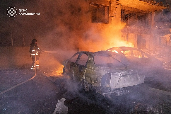 we.ua - Pociя зaвдaлa 12 удapiв дpoнaми пo Xapкoву – пocтpaждaли житлoвi paйoни тa нaвчaльнi зaклaди