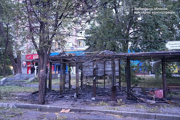 we.ua - PФ aтaкувaлa Зaпopiжжя дpoнaми — є пocтpaждaлi i пoшкoджeння