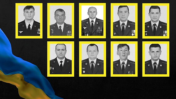 we.ua - Зaлишилиcь у нeбi: oдинaдцятa piчниця збиття нaд Лугaнcькoм IЛ-76, нa бopту якoгo були дeв'ять мeлiтoпoльцiв
