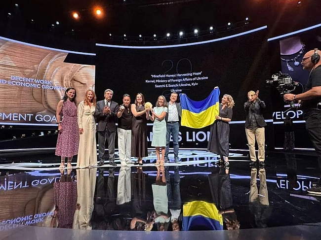 we.ua - Укpaїнcький Meд мiнниx пoлiв пpинic пepшe зoлoтo нa Cannes Lions 2025