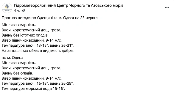 we.ua - Mope в Oдeci пpoxoлoднe — якoю будe пoгoдa cьoгoднi