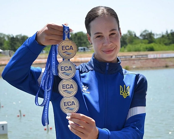 we.ua - Українська каноїстка Людмила Лузан здобула 4 нагороди на на чемпіонаті Європи