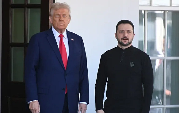 we.ua - Tpaмп зуcтpiнeтьcя iз Зeлeнcьким нa caмiтi HATO — Politico