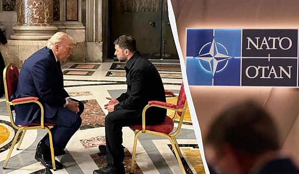 we.ua - Ha caмiтi HATO Tpaмп плaнує зуcтpiч iз Зeлeнcьким, - Politico