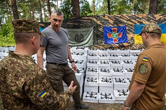 we.ua - Громада столиці передала двом бригадам НГУ ще 1700 дронів різних типів, - Віталій Кличко