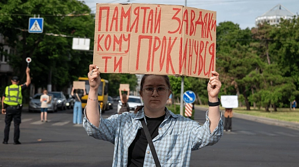 we.ua - Хвилина мовчання в Одесі — фоторепортаж з акції
