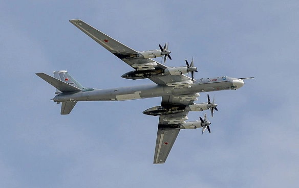 we.ua - Зафіксовано зліт російських літаків Ту-95МС з аеродрому Оленья, - Повітряні сили