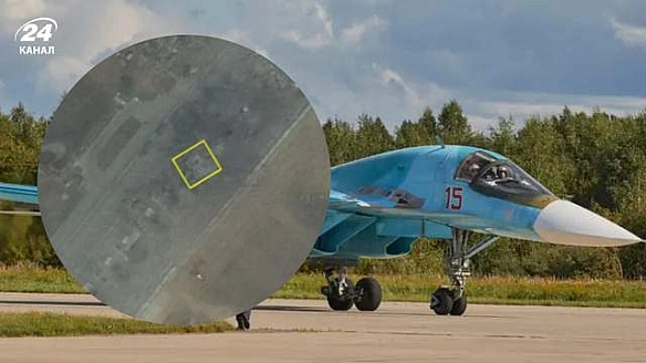 we.ua - Що залишилося від Су-34 на аеродромі Маринівка: промовистий супутниковий знімок