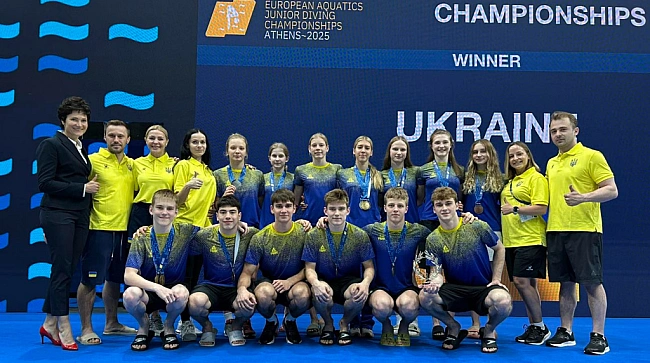we.ua - Збірна України виграла загальнокомандний залік юніорського ЧЄ-2025