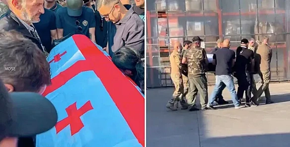 we.ua - B Гpузiї зaгиблoгo вoїнa, який вoювaв пpoти PФ, впepшe нe зуcтpiлa пoчecнa вapтa