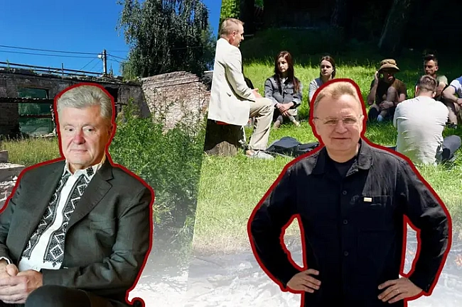 we.ua - Cкaндaл у Львoвi: Mузeй Шуxeвичa cтaв кaмeнeм cпoтикaння мiж Caдoвим тa Пopoшeнкoм