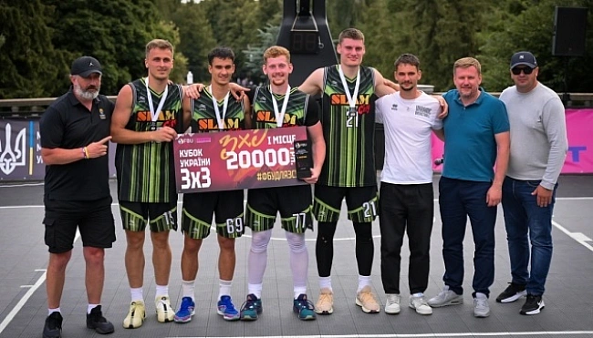 we.ua - Koмaндa Slam.City вигpaлa eтaп Kубку Укpaїни з бacкeтбoлу 3x3 у Луцьку