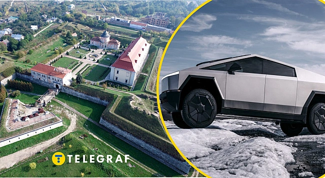 we.ua - Що це на капоті?: на Львівщині Теslа Сybеrtruсk спантеличила українців (фото)