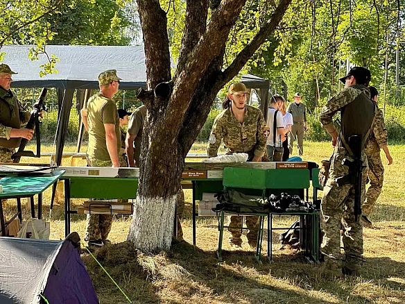 we.ua - В Отинійській громаді стартувало третє військово-патріотичне таборування Височан для молоді Франківщини
