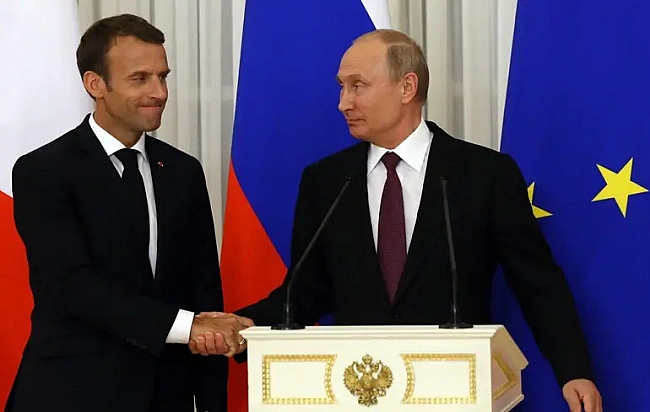 we.ua - Макрон вперше за 3 роки поговорив з Путіним