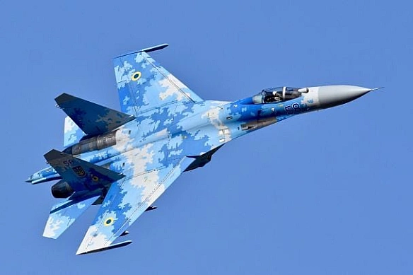we.ua - Ще один удар по російській авіації: в РФ розбився винищувач Су-27