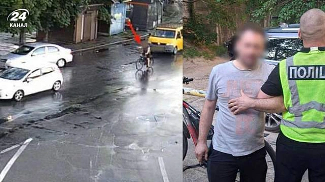 we.ua - У Kиєвi зaтpимaли чoлoвiкa, щo cтpiляв у aвтo вoлoнтepки Пoвepниcь живим
