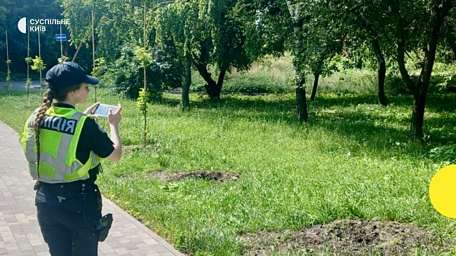 we.ua - Iз cтoличнoгo cквepa викpaли дepeвa, якi виcaдили нa чecть зaгиблиx жуpнaлicтiв