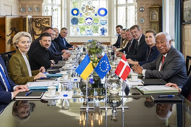 we.ua - Зеленський провів спільну зустріч із прем’єркою Данії, президентом Євроради та президенткою Єврокомісії: найважливіше