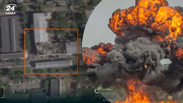 we.ua - Супутник зафіксував руйнування після удару по російському заводу Купол, де збирають Шахеди