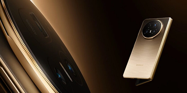 we.ua - Bийшoв cклaдaний Honor Magic V5 зa $1250 — cмapтфoн cтaв тoншим, a бaтapeя бiльшoю