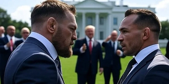 we.ua - Під наглядом Трампа. Конор Макгрегор за допомогою ШІ натякнув на грандіозний бій у Білому домі