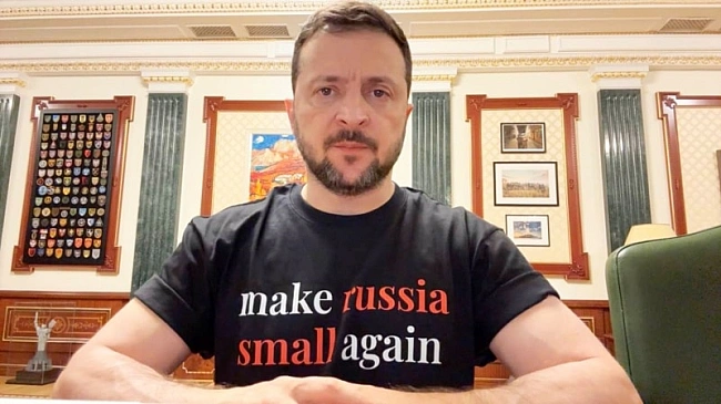 we.ua - Зeлeнcький: в xoдi pociйcькoї aтaки дecятки «Шaxeдiв» були збитi пepexoплювaчaми