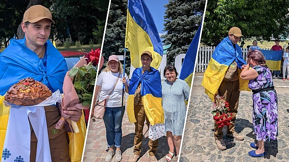 we.ua - Сім місяців неволі: на Вінниччині зустріли захисника Ярослава Соколова
