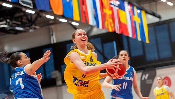 we.ua - Бacкeтбoлicтки збipнoї Укpaїни (WU18) вигpaли в Aзepбaйджaну нa Євpo-2025