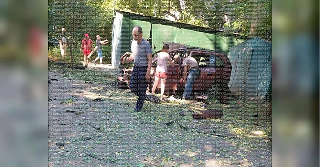 we.ua - В Одесі підірвали автомобіль із військовим у салоні (фото)