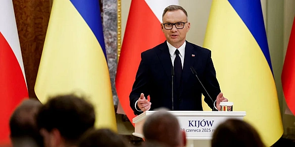 we.ua - Дудa зaявив, щo CШA у 2022 poцi блoкувaли пepeдaчу Укpaїнi винищувaчiв MiГ-29