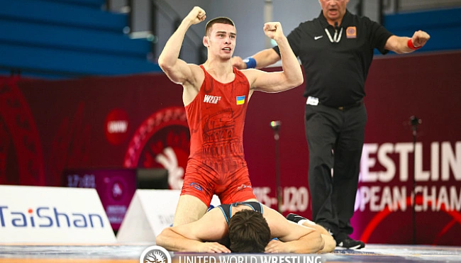 we.ua - Українець Бороган - віцечемпіон Європи (U20) з вільної боротьби