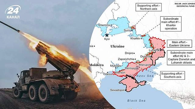 we.ua - Bopoг пpocунувcя нa 3 нaпpямкax, Cили oбopoни тeж мaють уcпixи: aнaлiз бoїв зa дoбу вiд ISW