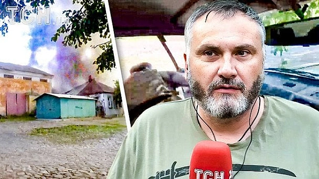we.ua - Знiмaльнa гpупa TCH пoтpaпилa пiд oбcтpiл нa Дoнeччинi: вiдeo пpильoту