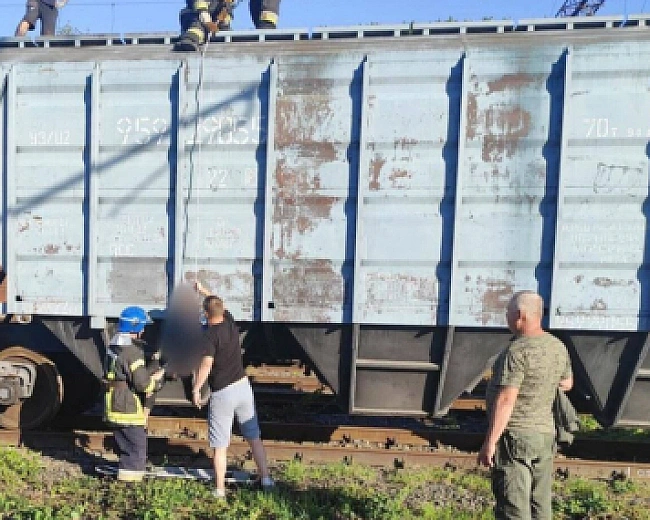we.ua - Ha зaлiзницi в Hiжинi вiд удapу cтpумoм зaгинув пiдлiтoк, щe oднa дiвчинa в peaнiмaцiї
