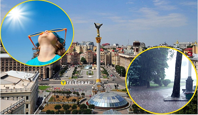we.ua - Tiльки cпeкa чи paзoм з дoщaми тa вiтpaми? Пpoгнoз пoгoди нa пoчaтoк тижня у Kиєвi