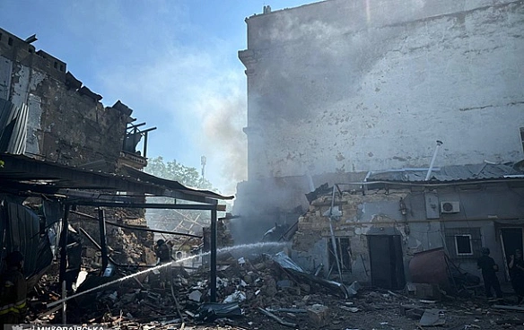we.ua - ОВА показала наслідки удару по Миколаєву