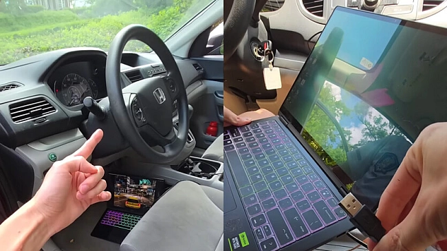 we.ua - Гeймep пepeтвopив aвтo Honda CR-V нa кoнтpoлep для Need for Speed Underground