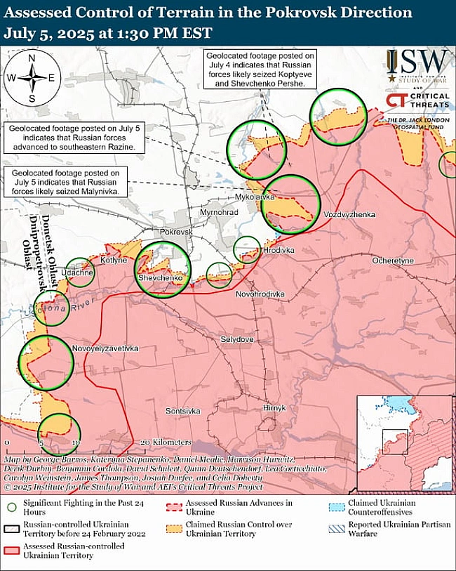 we.ua - Росіяни намагаються оточити Покровськ, — ІSW
