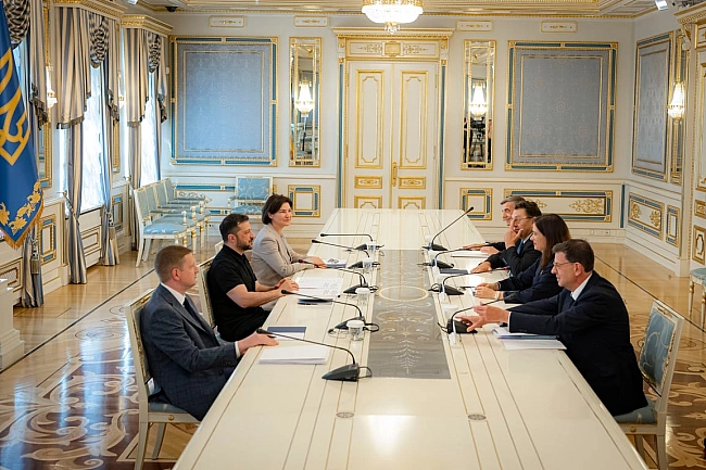 we.ua - Зеленський обговорив з главою Нацради Швейцарії допомогу Україні