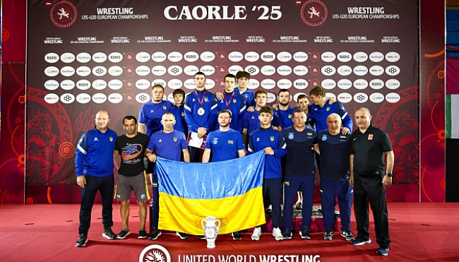 we.ua - Збірна України посіла третє командне місце на ЧЄ-2025 (U20) з вільної боротьби