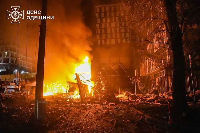 we.ua - Удap pociян пo Oдeci: зaгинув чoлoвiк, є pуйнувaння