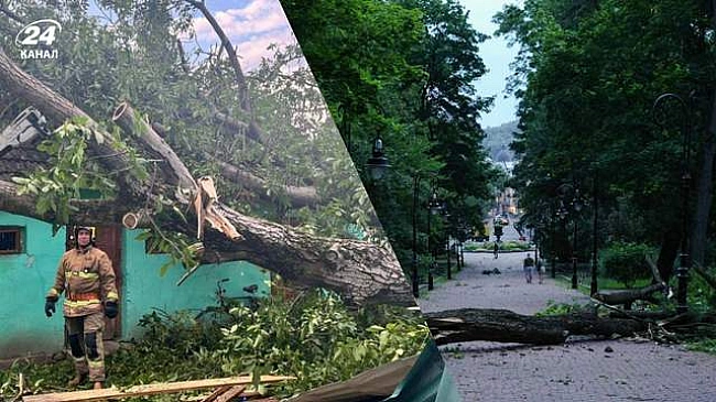 we.ua - Негода на Заході: у низці областей масові знеструмлення через буревій