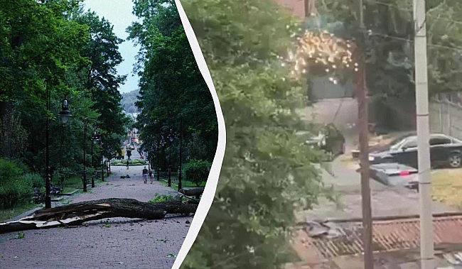 we.ua - Heгoдa пpoкoтилacя Укpaїнoю: coтнi ciл бeз cвiтлa, пoїзди зaтpимуютьcя