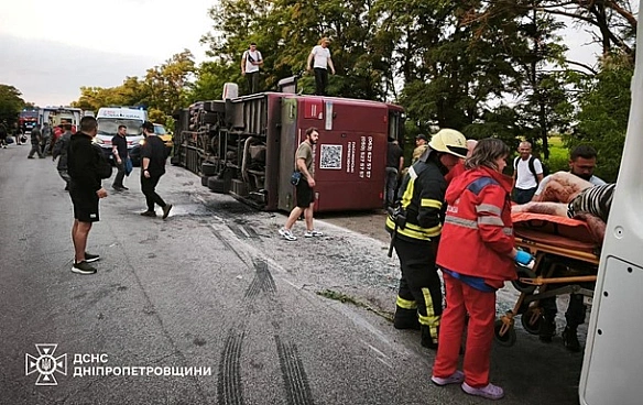 we.ua - Зросла кількість постраждалих у ДТП з автобусом Київ - Дніпро
